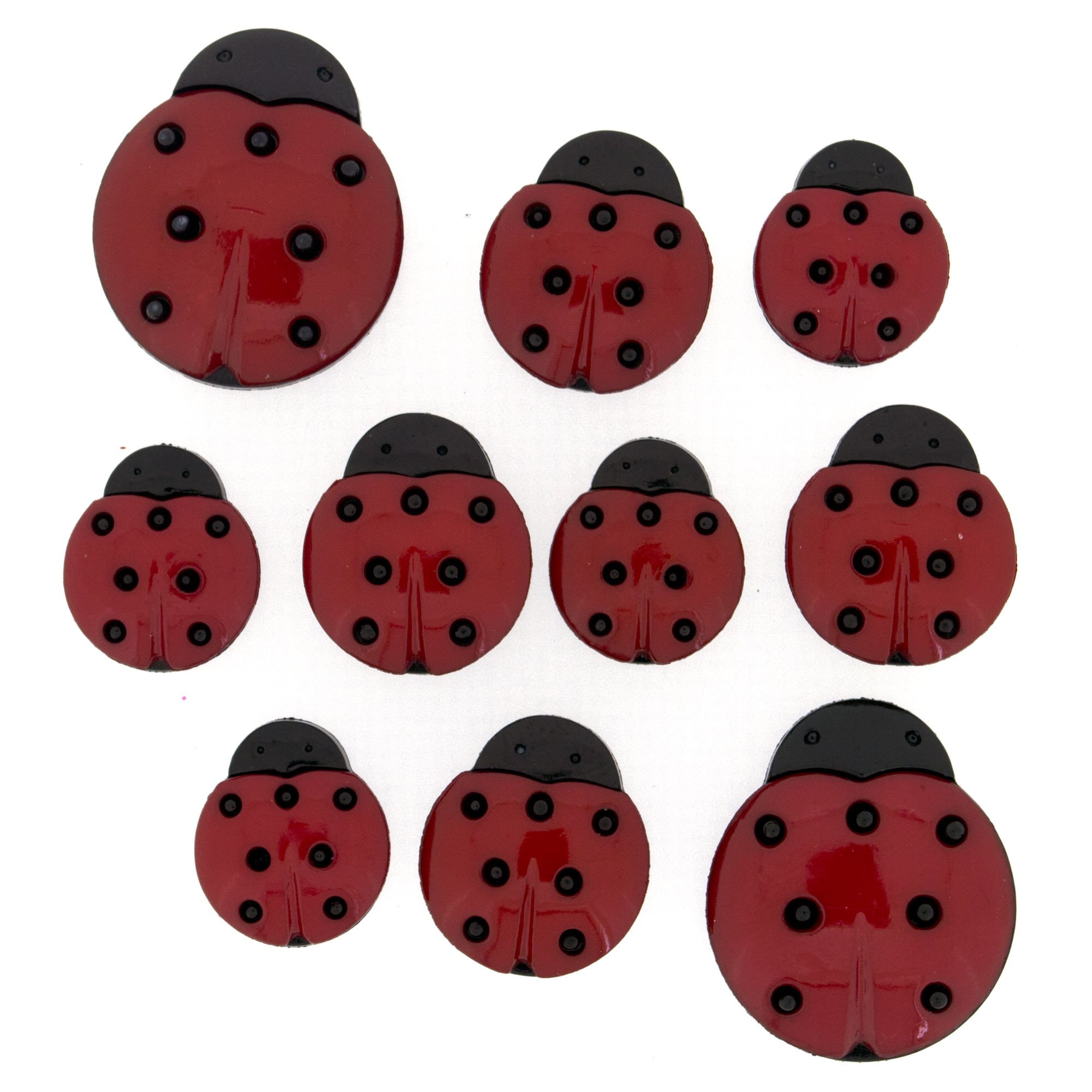 Récréatys Dress It Up Buttons - Ladybugs