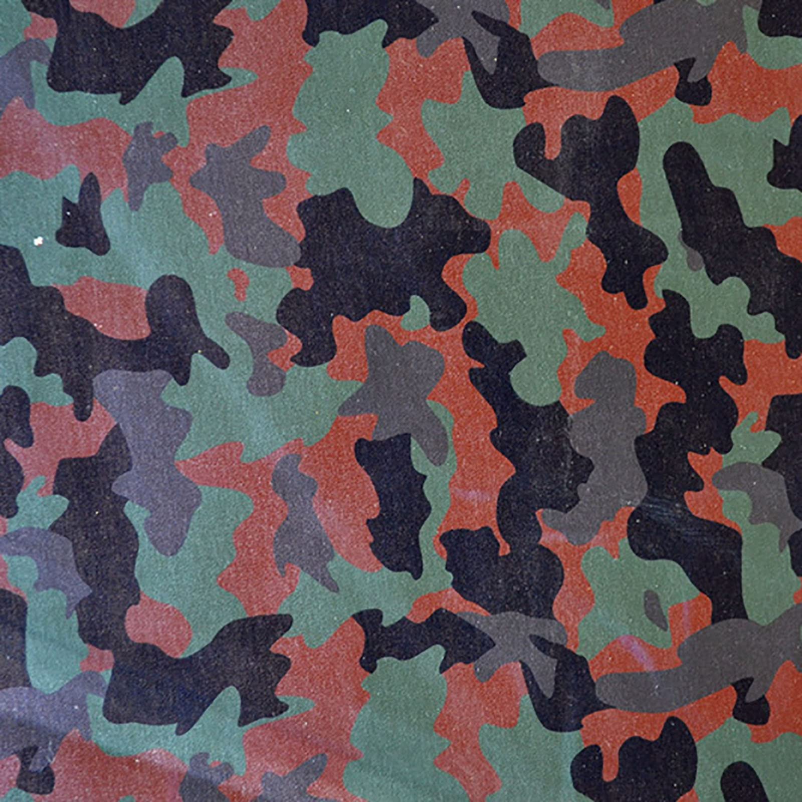 Tissu de chevet canapé similicuir camouflage café pour réparer et recouvrir les meubles