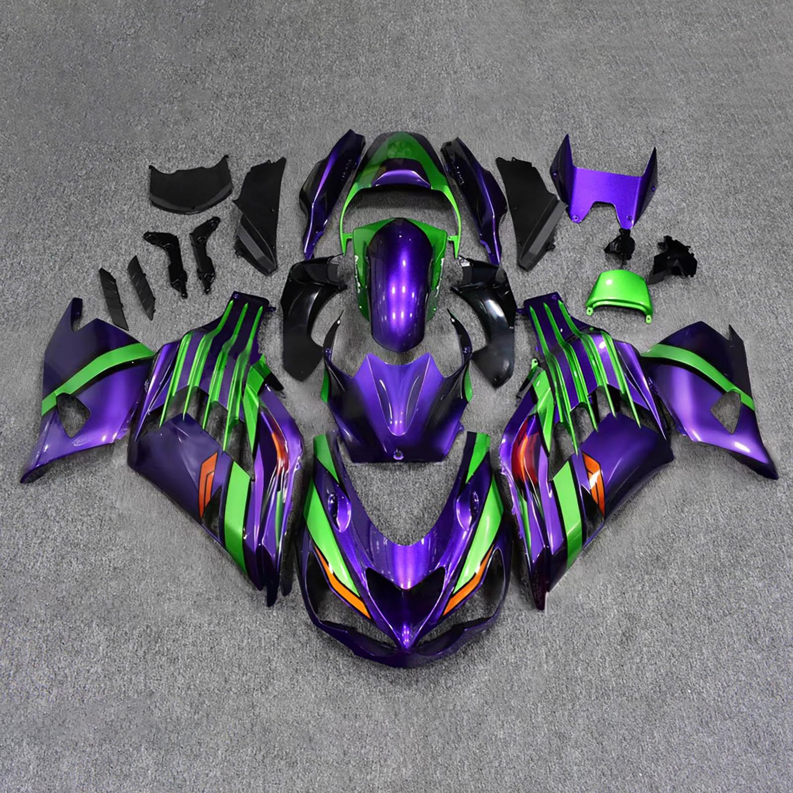 Amazon | Bruce & Shark(ブルース・サメ）適用ZX14R/ZZR1400カウル