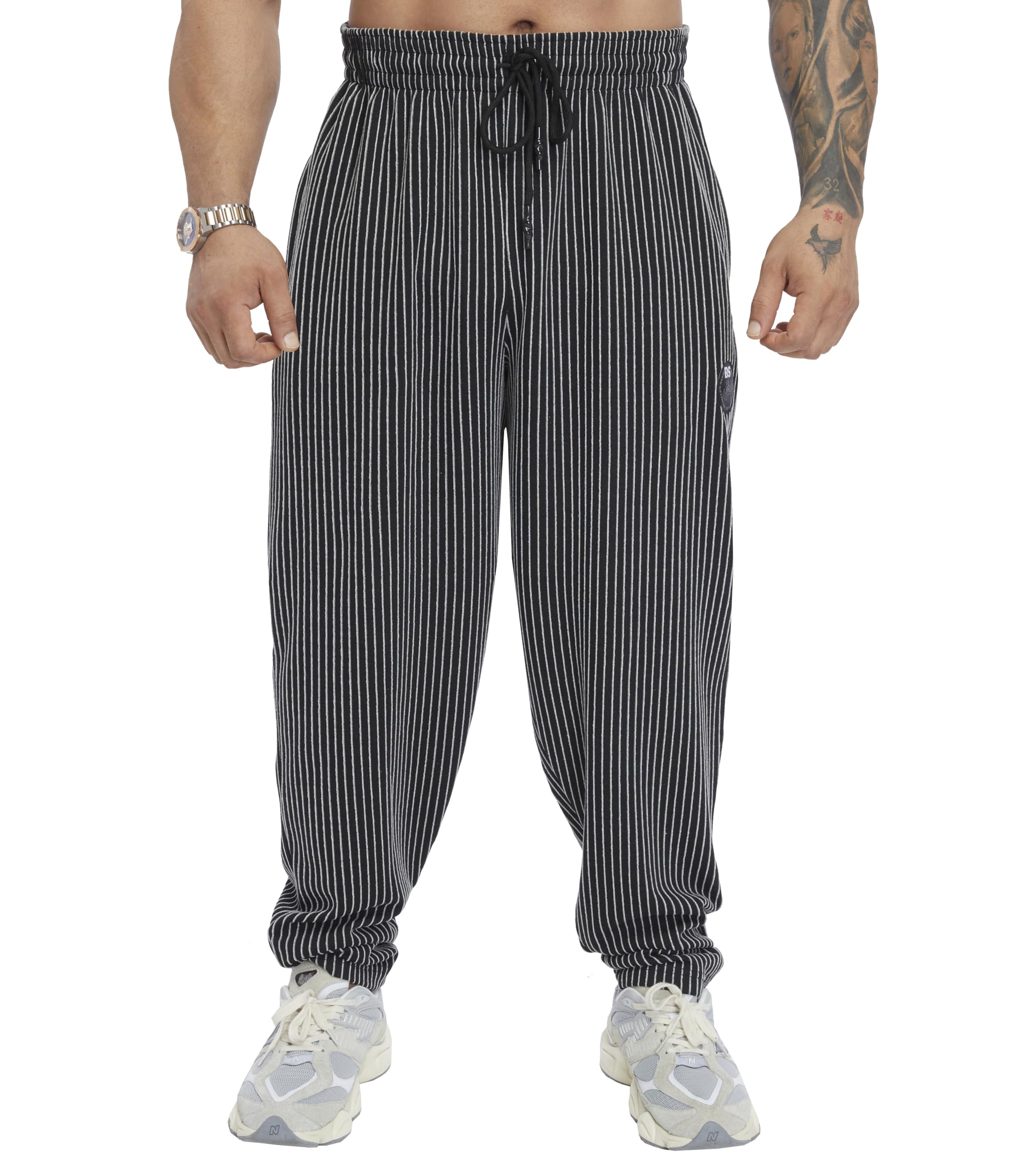 BIG SAM SPORTSWEAR COMPANYMen's Loose Fit Sweatpants with Zippered Pockets, Thick and Soft Fabric Lifestyle Pants