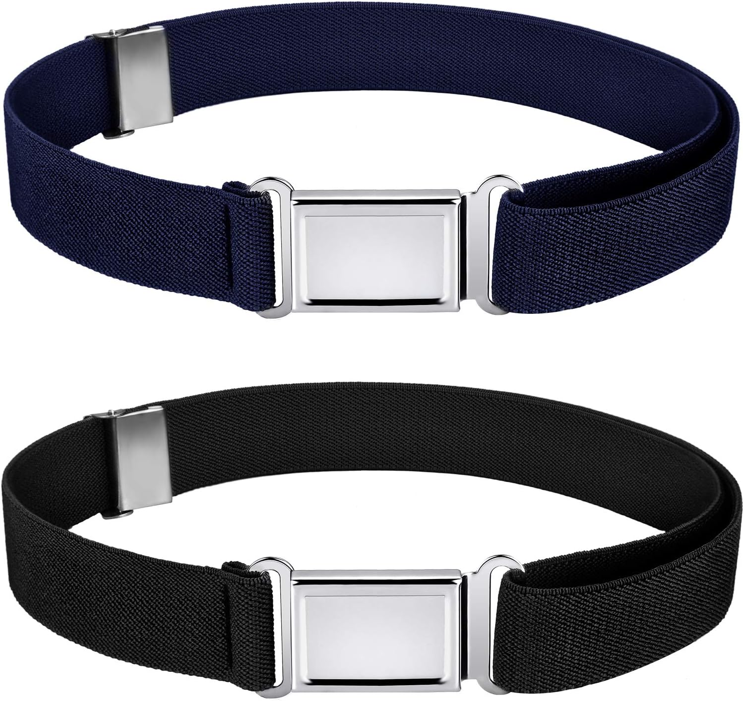 Kids Magnetic Belt Adjustable Elastic Belt with Magnetic Buckle for Boys Daily Use Girls