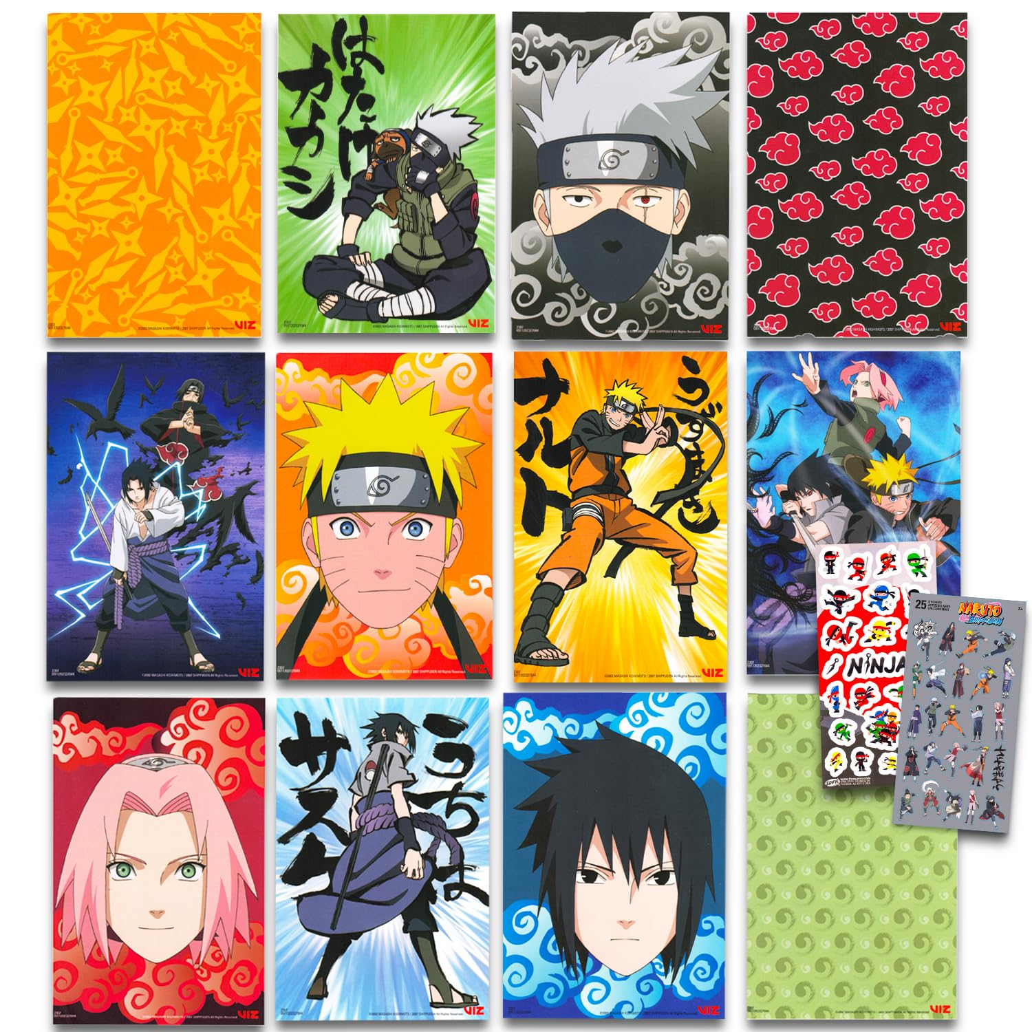 Amazon.com: Nintendo Mini Naruto Posters for Wall Collage 12 Pc