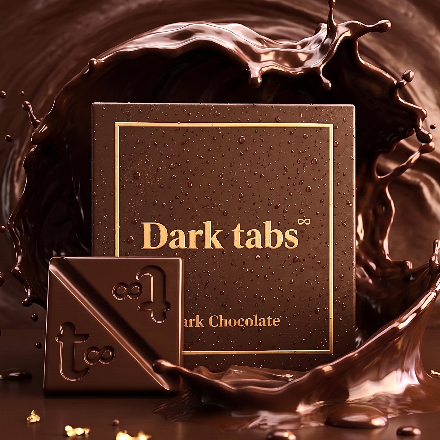 Dark Tabs Chocolate for Couples | Premium Tabs Chocolate for Men & Women | Best Gift Set for Husband, Wife, Boyfriend & Girlfriend | Perfect for Valentine’s Day, Wedding, Birthday & Anniversary-image-46