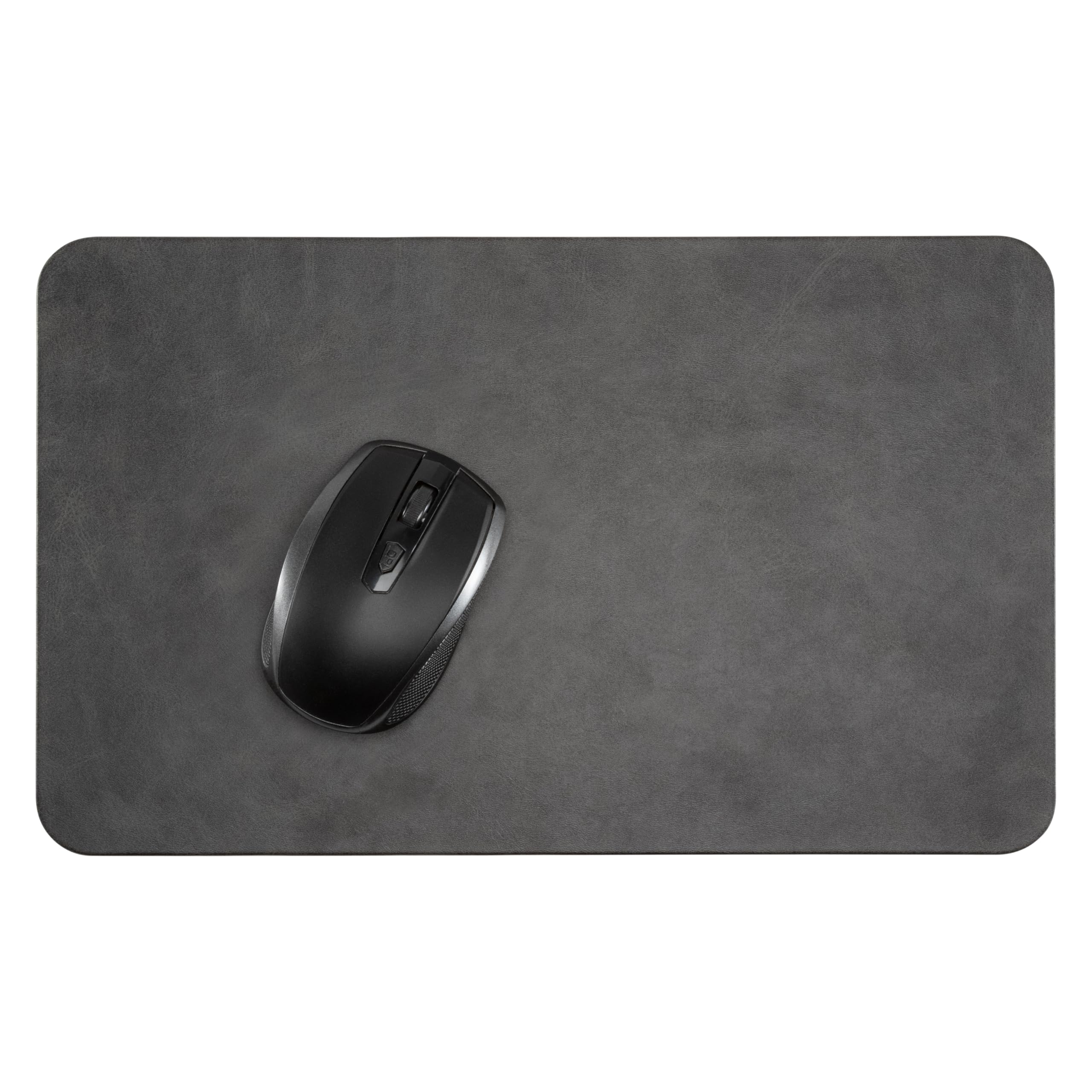 Allsop Tapis de souris en similicuir Noir