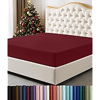 Utopia Bedding Lenzuolo con angoli per letto queen size, con tasca profonda