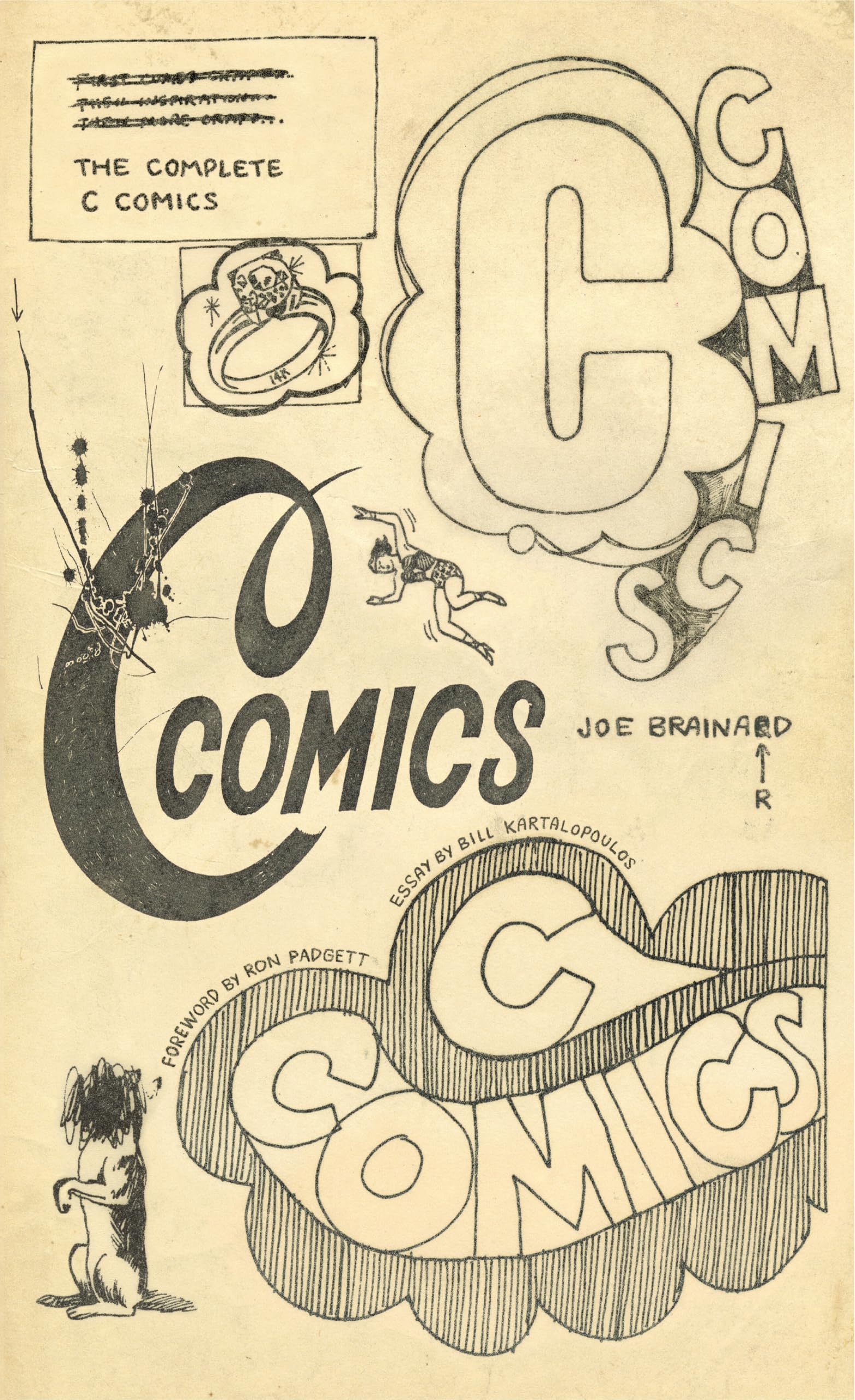 The Complete C Comics by Joe Brainard Hardback