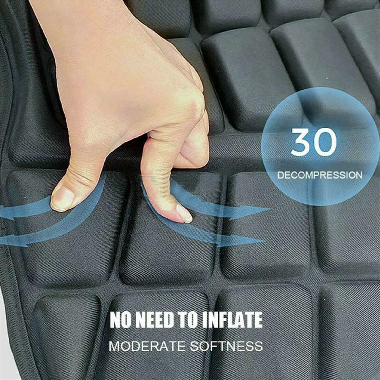 Universelles Air Comfort Gel-Motorrad-Sitzkissen, Kühlendes Dekompressionskissen