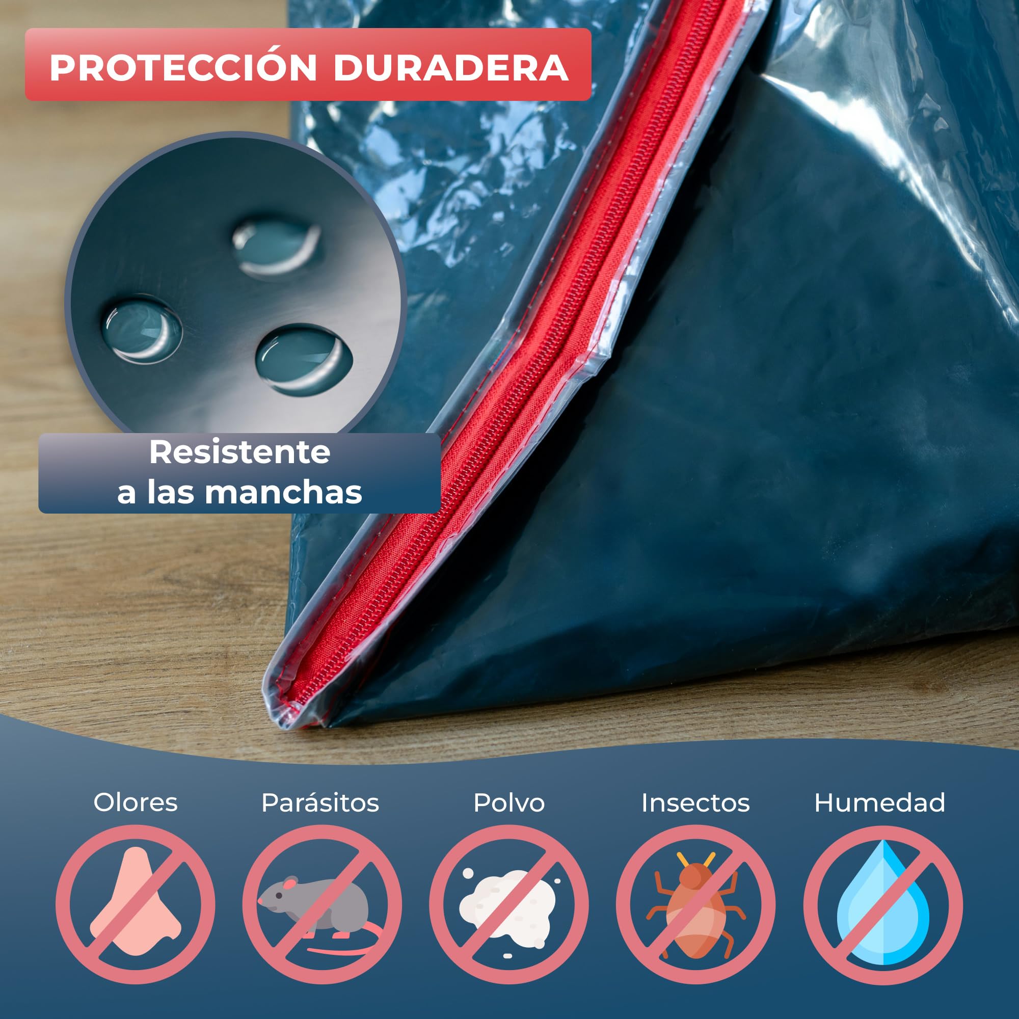 Funda de Plástico para Colchón Wrappybag – Resistente para Mudanza, Almacenamiento y Transporte – 90 x 200 cm