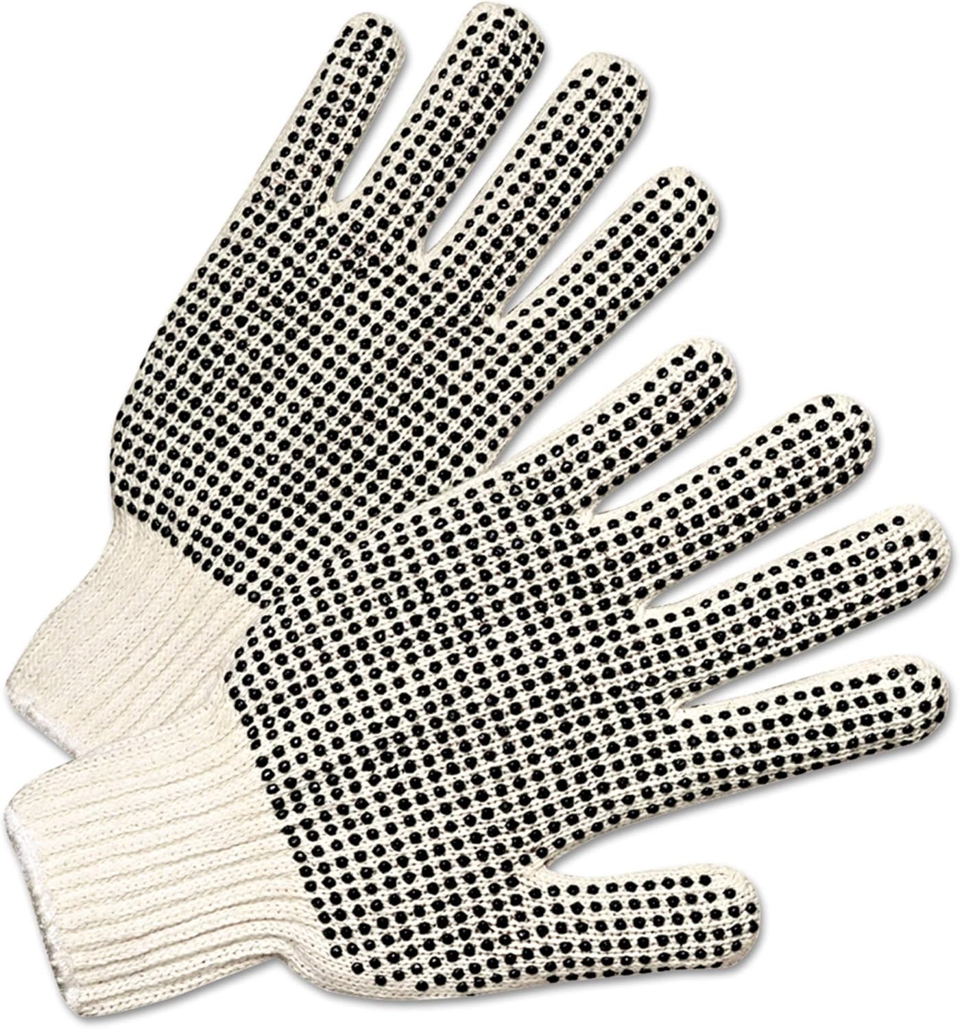 Anchor Brand 6710 RegularWeight PvcDot StringKnit Gloves, Men's Work Gloves