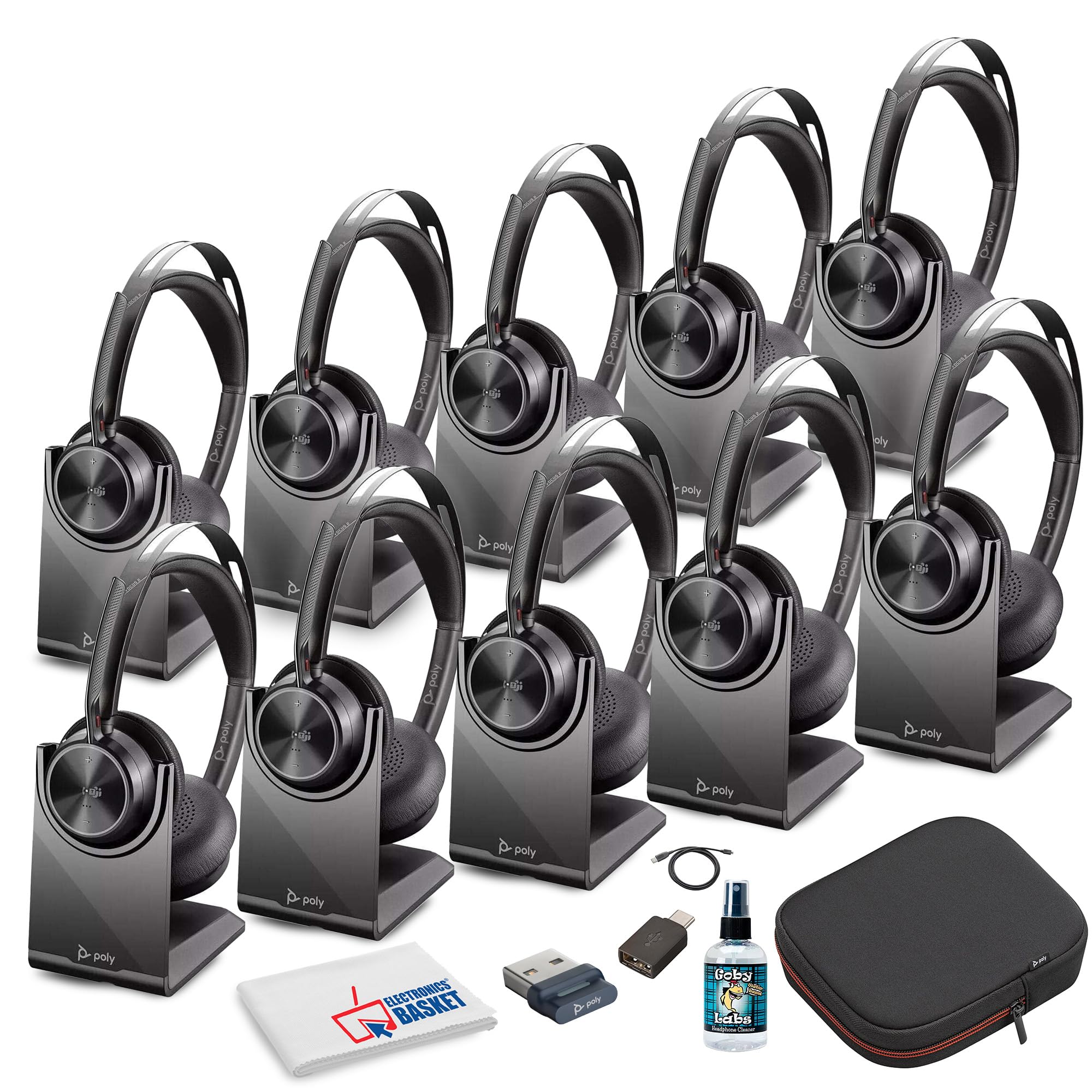 ジャービス様 Amazon.com: Poly 10x Voyager Focus 2 UC Stereo Bluetooth