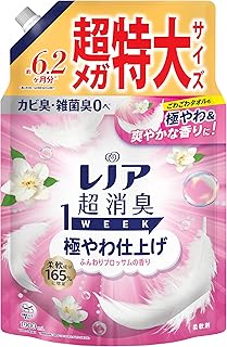 レノア 超消臭1WEEK 柔軟剤 極やわ仕上げ ふんわりブロッサムの香り 詰め替え 1900mL [大容量]