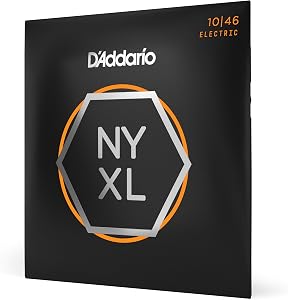 D'Addario NYXL Electric Guitar Strings, Regular Light 10-46