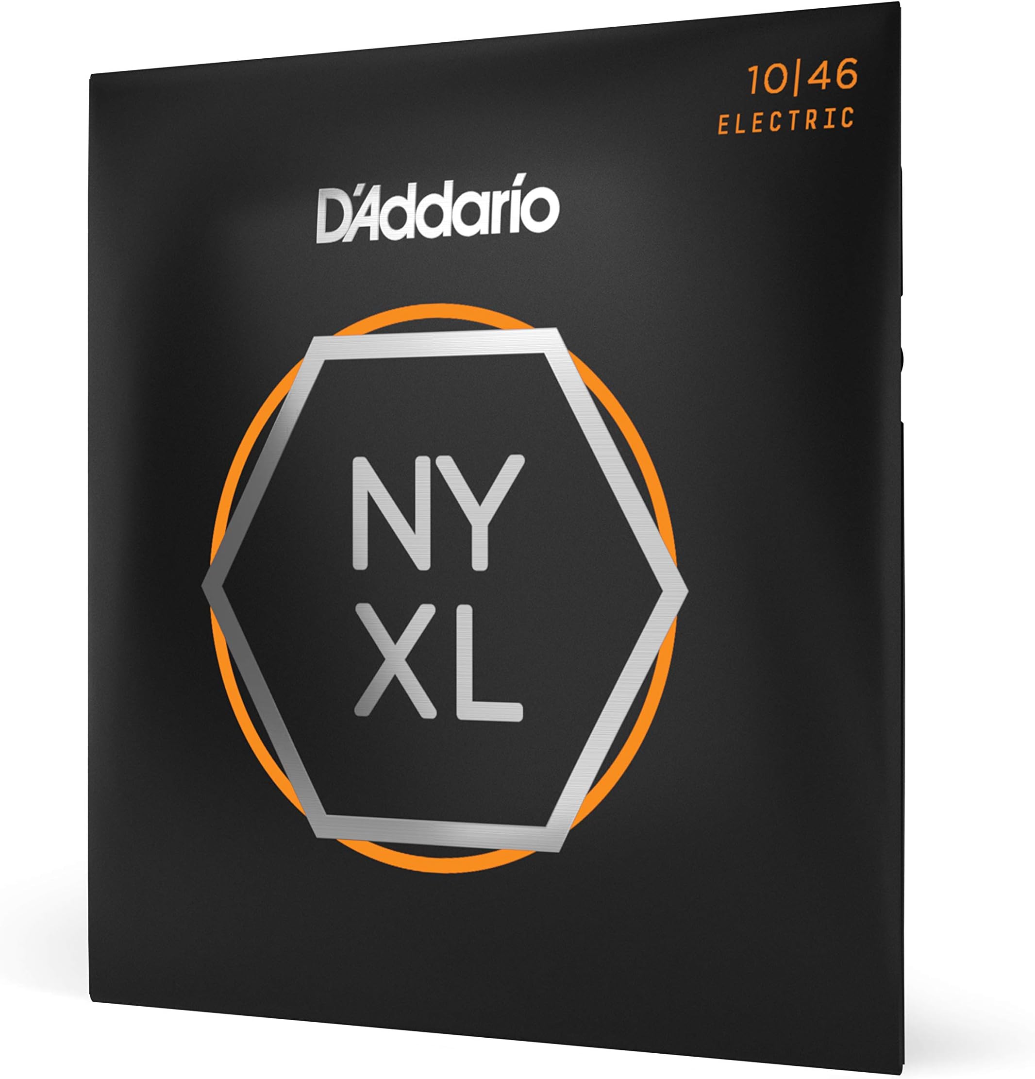 Guitar Strings - NYXL Electric Guitar Strings, NYXL1046, Unrivaled Strength, Tuning Stability, Enhanced Mid-Range For 6 String Guitars, zwart, 10-46 Regular Light