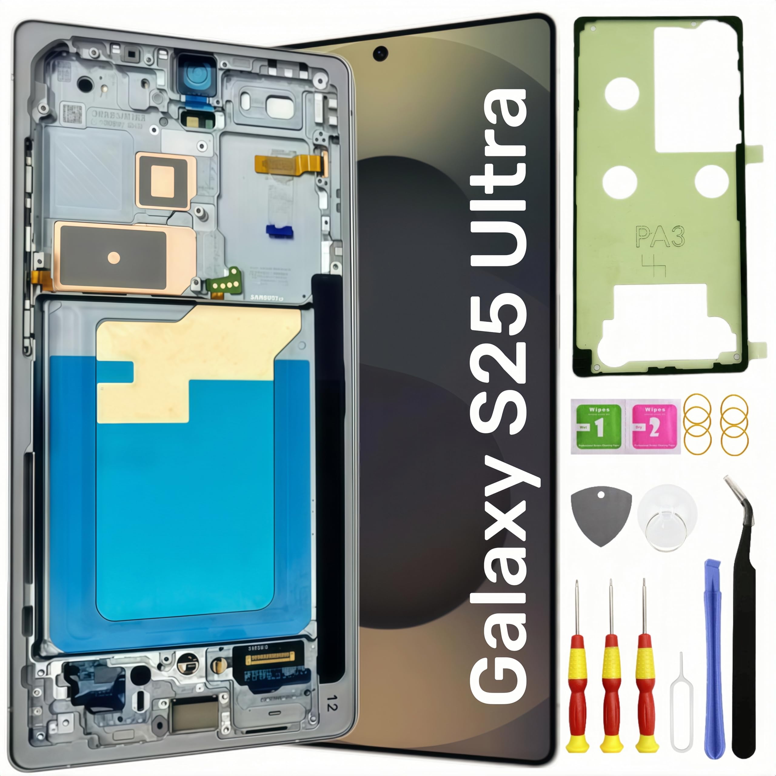 Photo 1 of LNONLS AMOLED Screen Replacement for Samsung Galaxy S25 Ultra