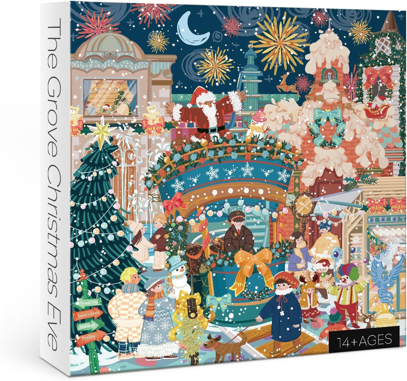 Jigsaw Puzzle Christmas Holiday Puzzles for Adults 1000