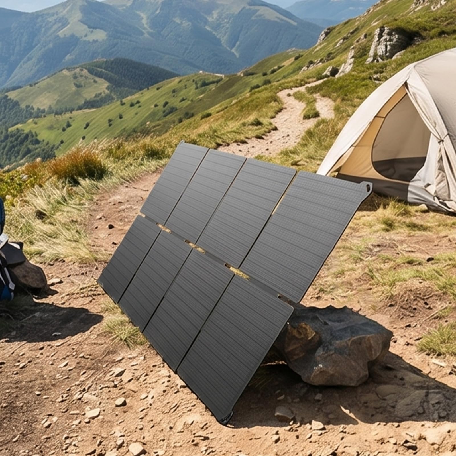 Sottile 45 W pieghevole di ricarica solare con uscita DC18V Tipo C 5V 12V 18V per il campeggio all'aperto USB Tipo C Pannello solare