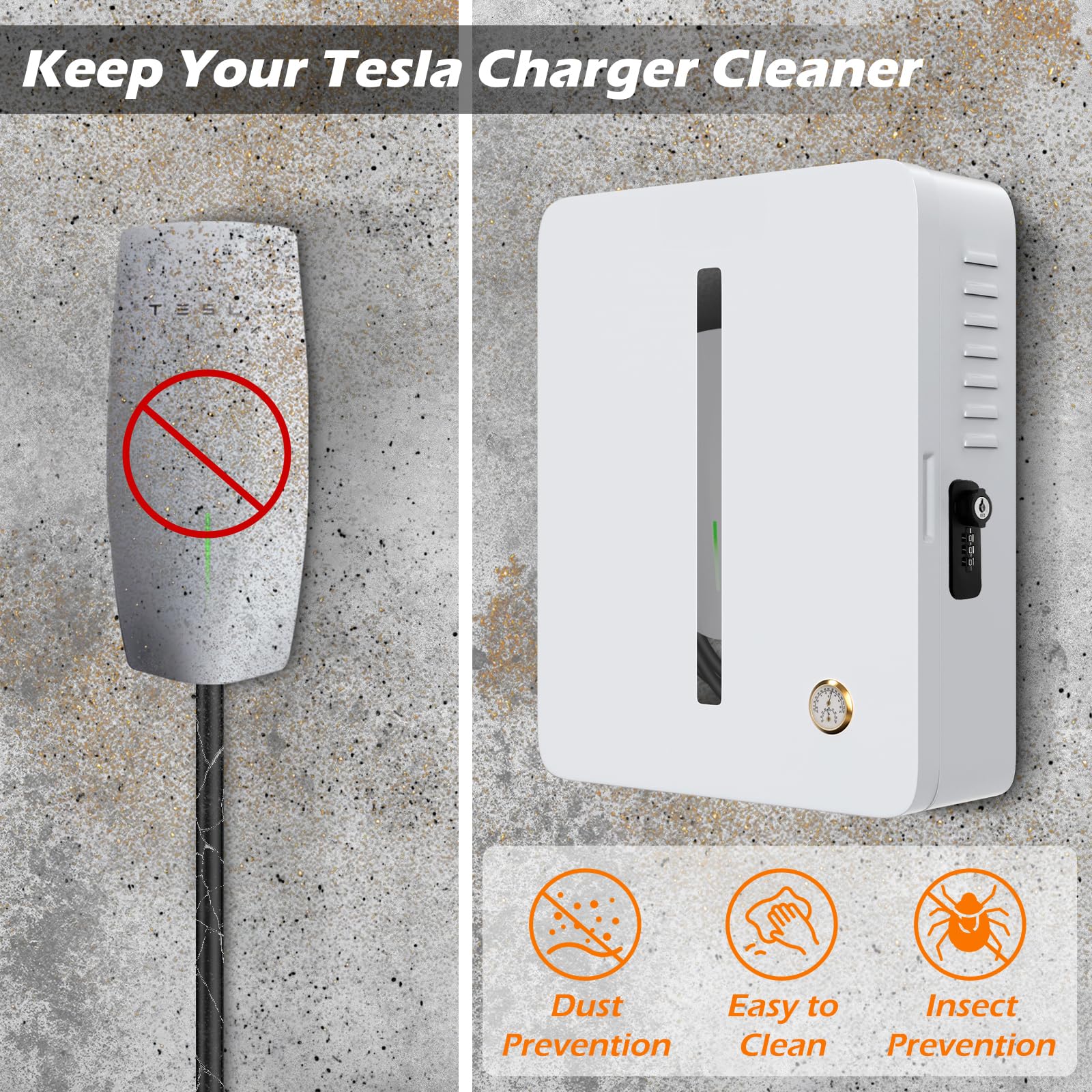 Amazon.co.jp: Tesla Gen 3 壁コネクタ用充電器ステーション