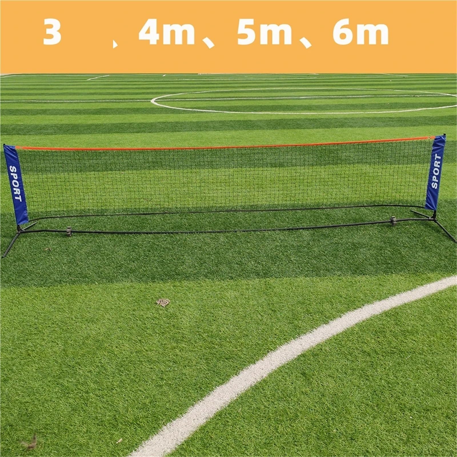 Rete da Badminton Standard Rete da Tennis Portatile Rete da pallavolo Rete da Allenamento for Sport all'Aria Aperta Accessorio Sportivo Professionale per Badminton, Tennis