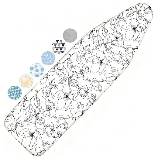 Ironing Board Cover and Pad, 15x54 Standard Size, Scorch Resistant