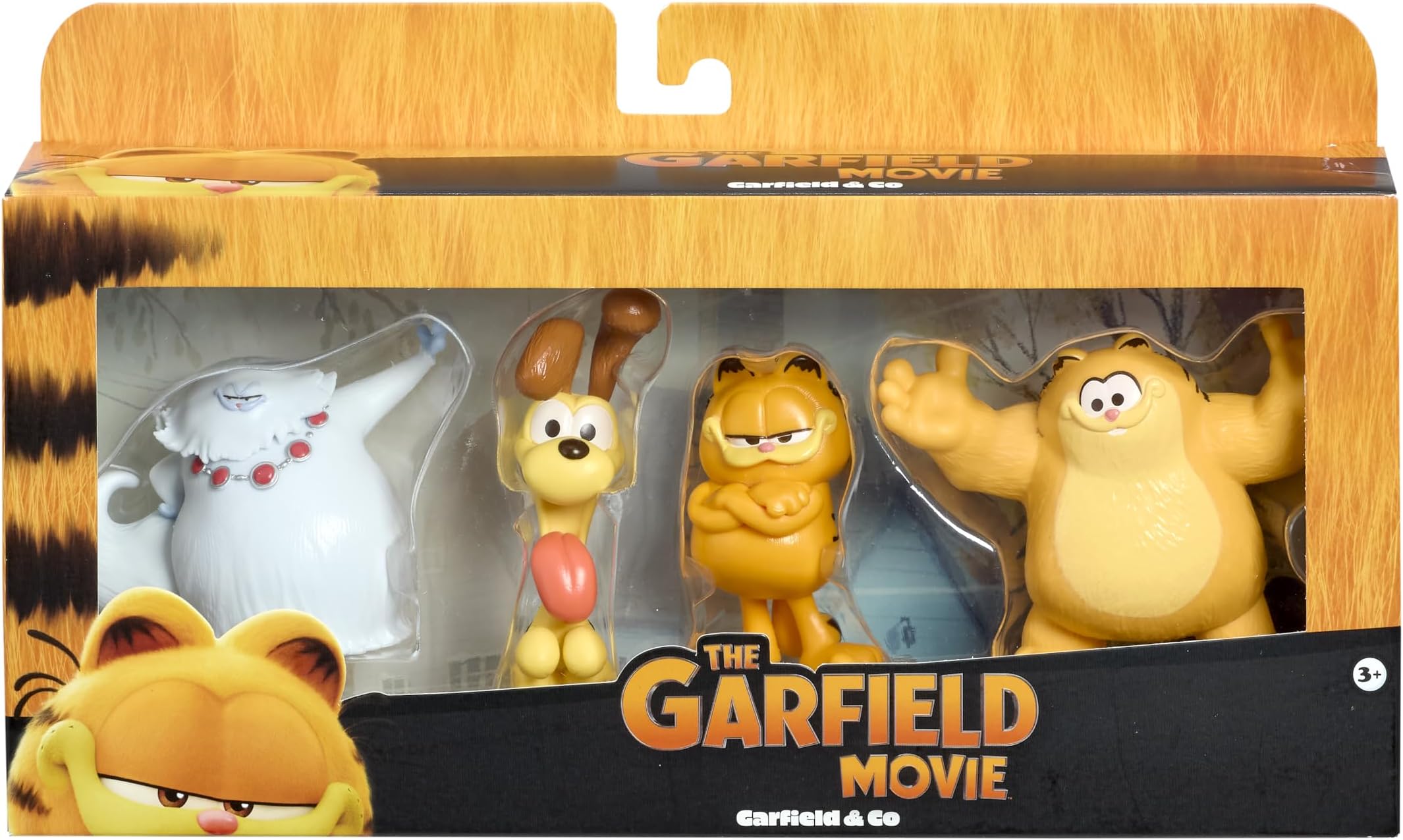 Goliath Animagic Garfield Figurine 4-Pack Garfield, Odie, Vic & Jinx