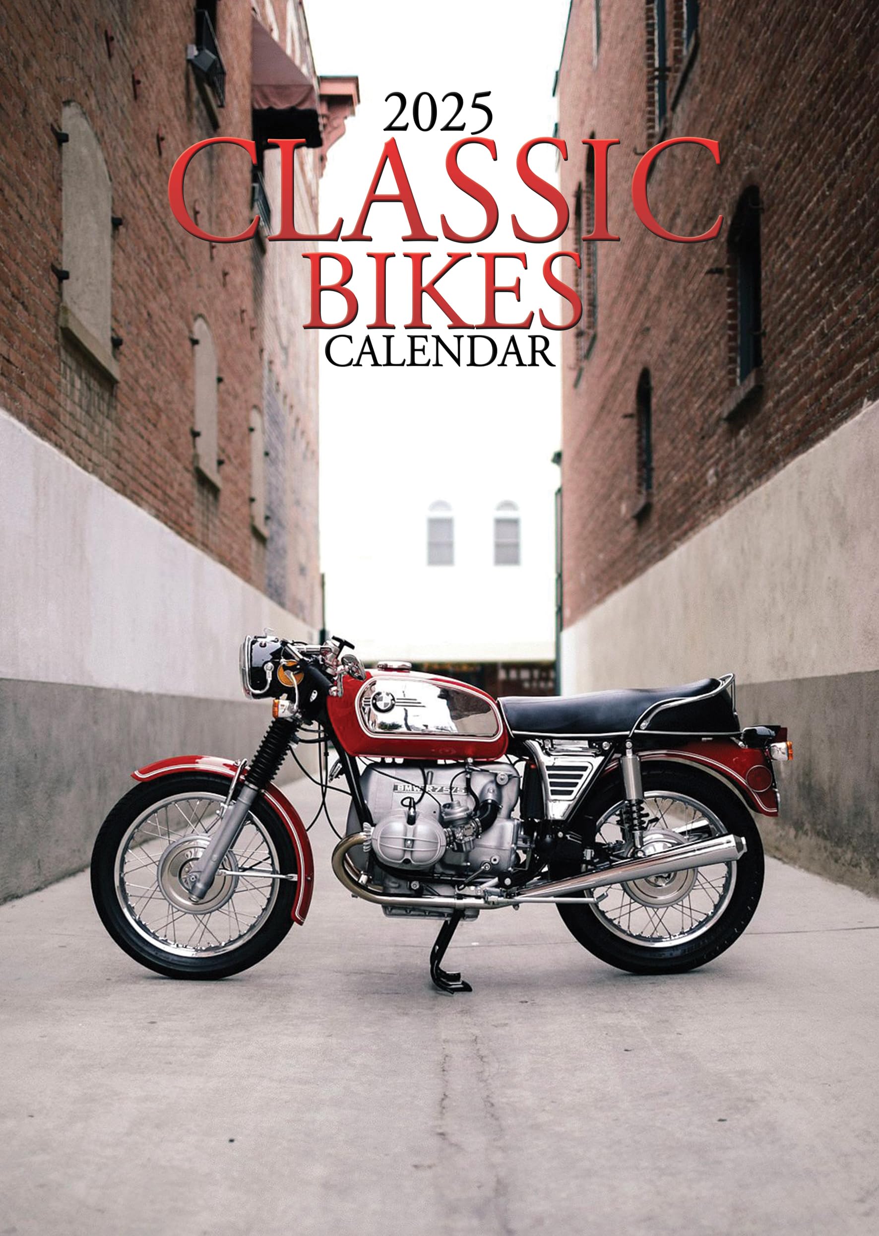 Classic Bikes 2025 A3 Auto Collection Wirobound Wall Calendar Ideal for a Birthday or Xmas Gift