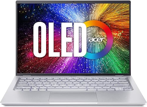 Acer Swift 3 OLED Intel Evo - Laptop delgada y ligera, OLED de 14 pulgadas, 2880 x 1800, Intel Core i5-12500H, gráficos Intel Iris Xe, 8 GB LPDDR5,