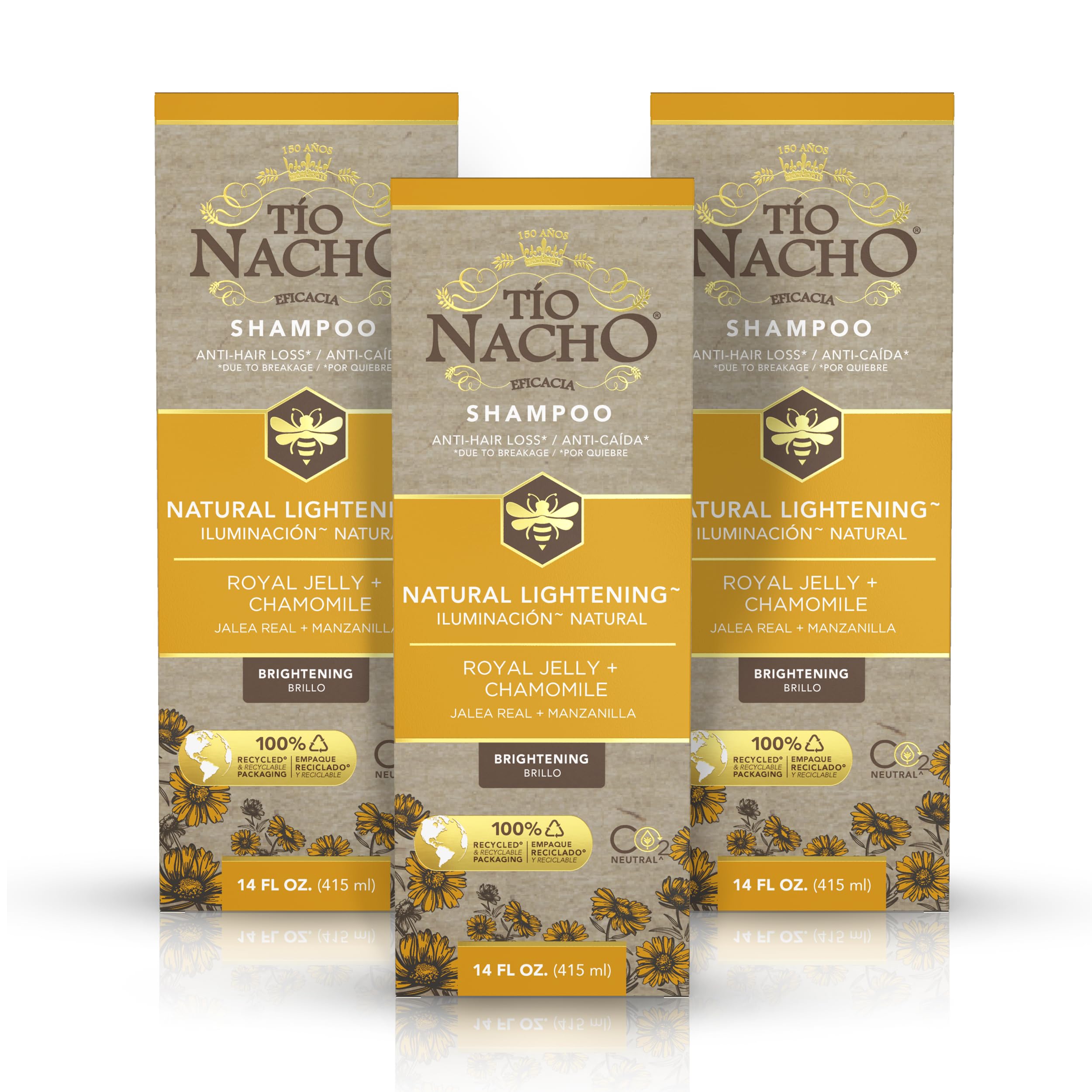 Tio Nacho - NATURAL LIGHTENING SHAMPOO (PACK OF 3)