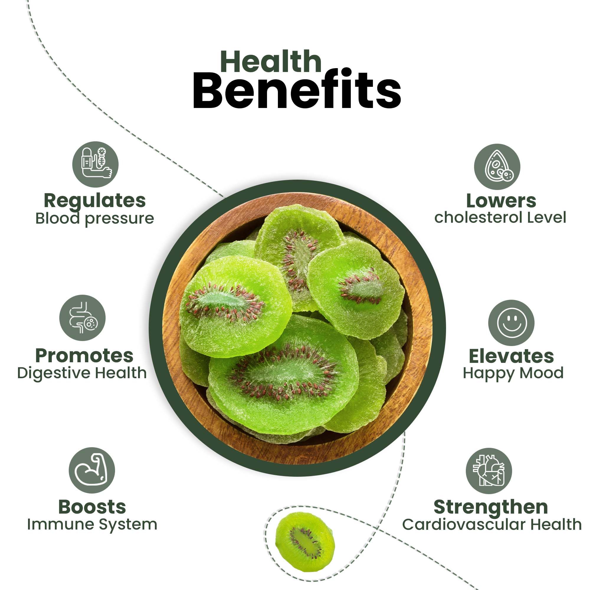 Nutraj Dried Kiwi 600g (200g x 3) | Dry Fruits - Image 4 thumbnail