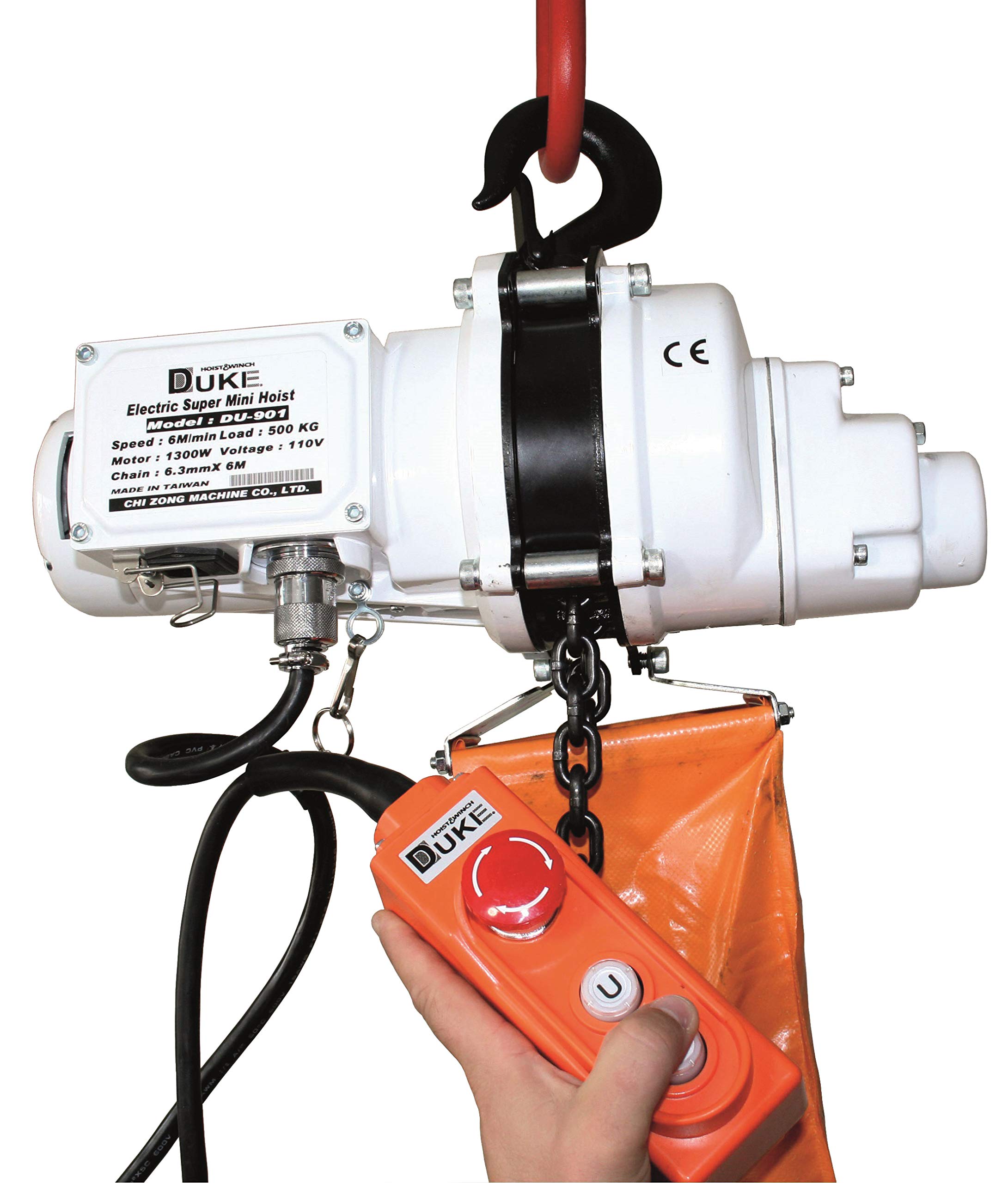 Electric Hoist 500Kg 110 Volt 3mtr - 30mtr Available (10mtr)
