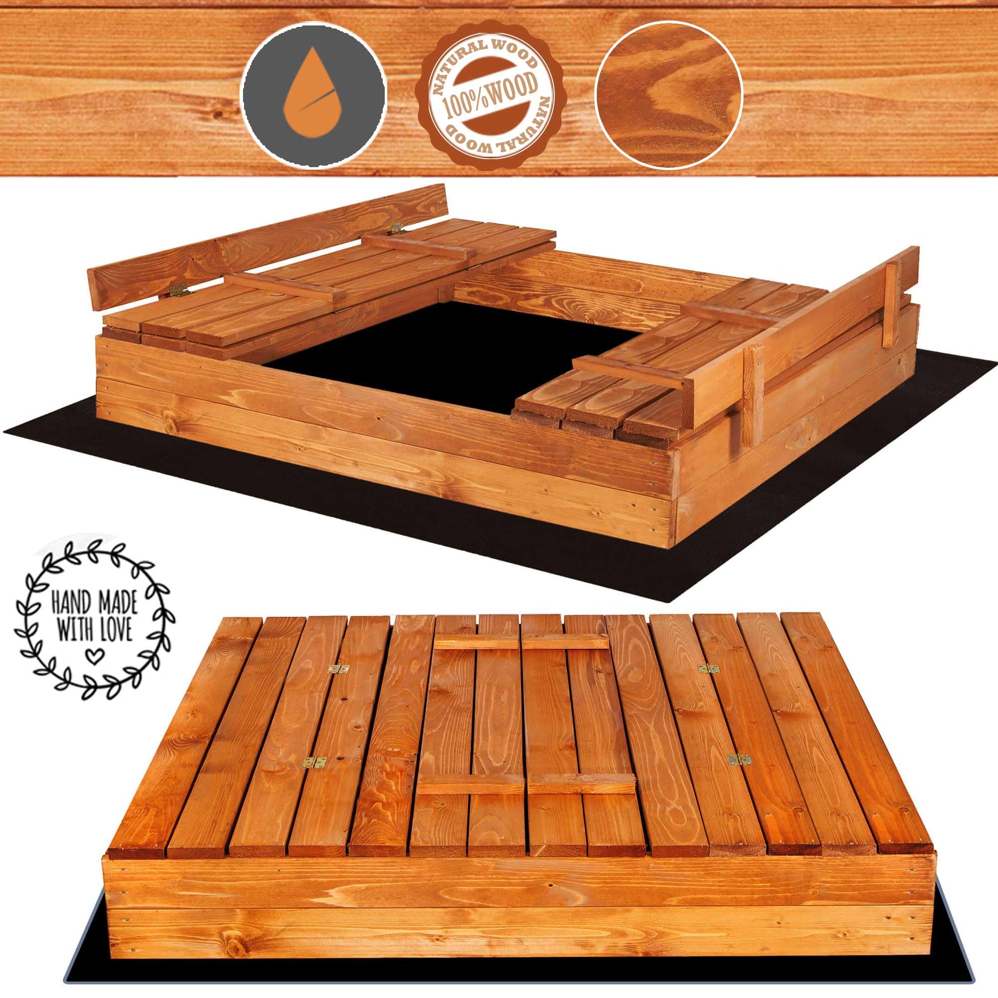 Cajas De Arena Para Niños Caja De Arena Para Niu00f1os Con Bancos