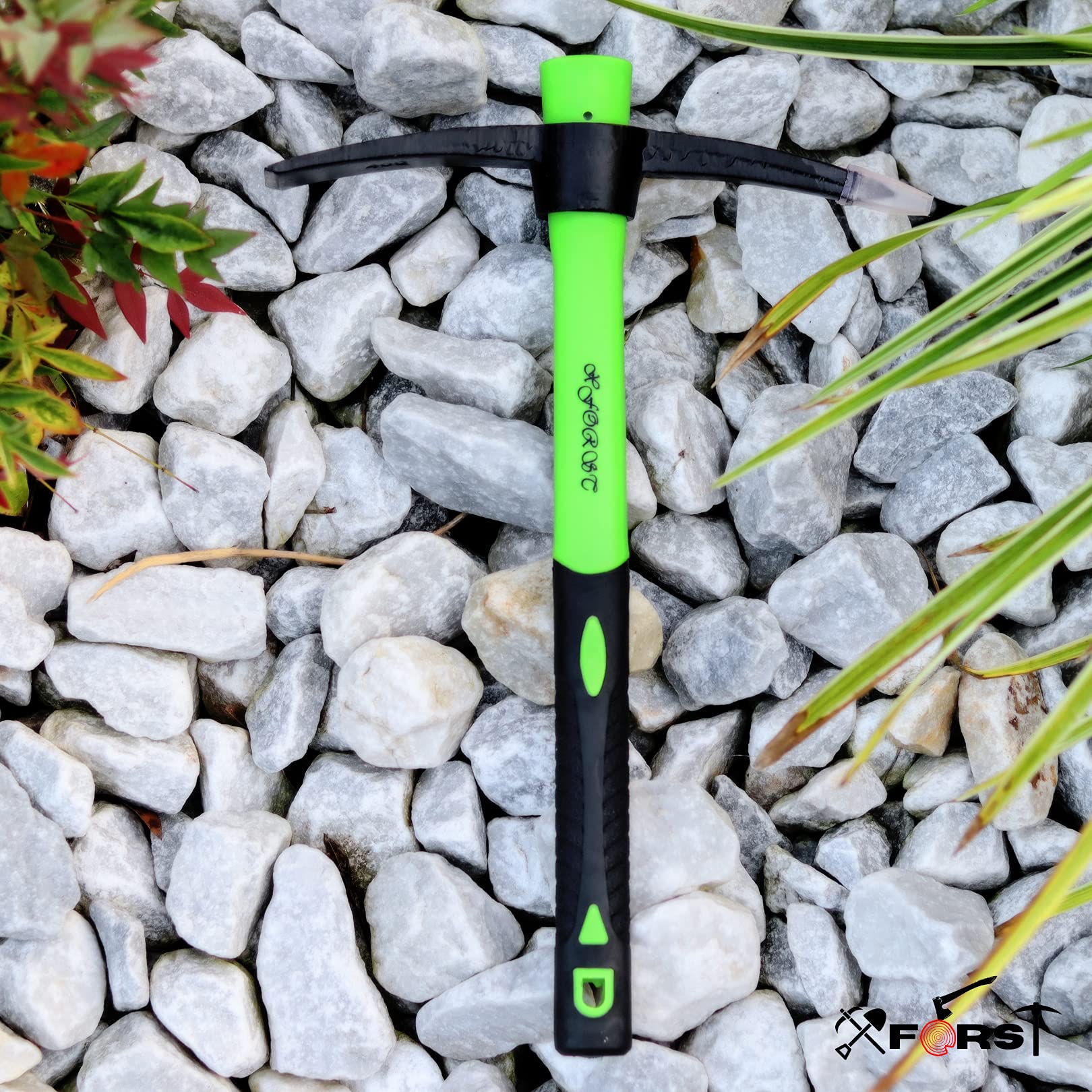 Set Xforst: Pala Pieghevole KS1 & Mini Piccone PF400 – Set Indispensabile per Giardinaggio, Campeggio e Sopravvivenza