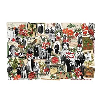 Tim Holtz  Idea-Ology 使用済み12点セットまとめ売り 人物 Idea-Ology Tim Holtz Christmas Noel Paper Dolls Die-Cuts