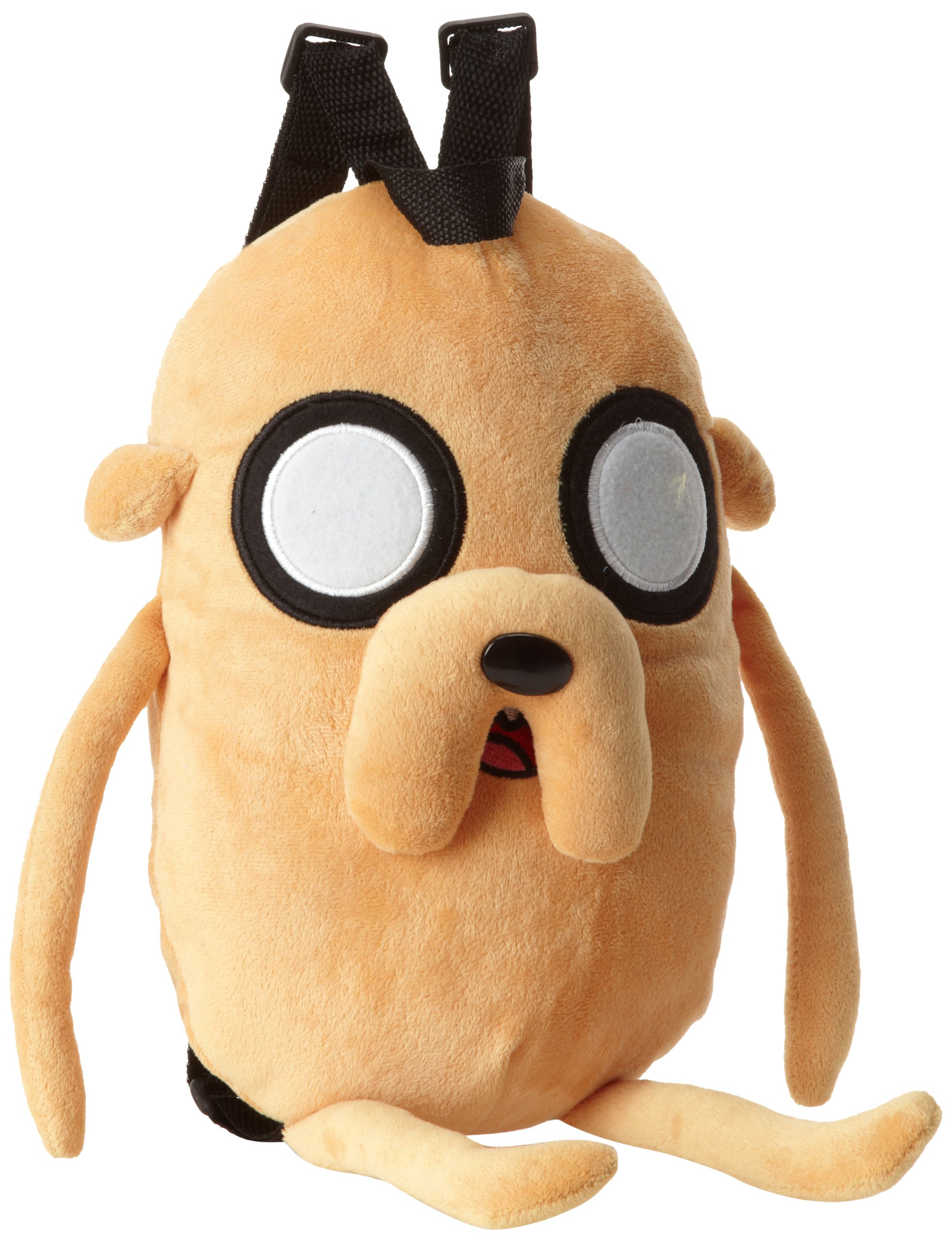 Adventure Time Men's Jake Plush Mini Backpack, Gold, One Size