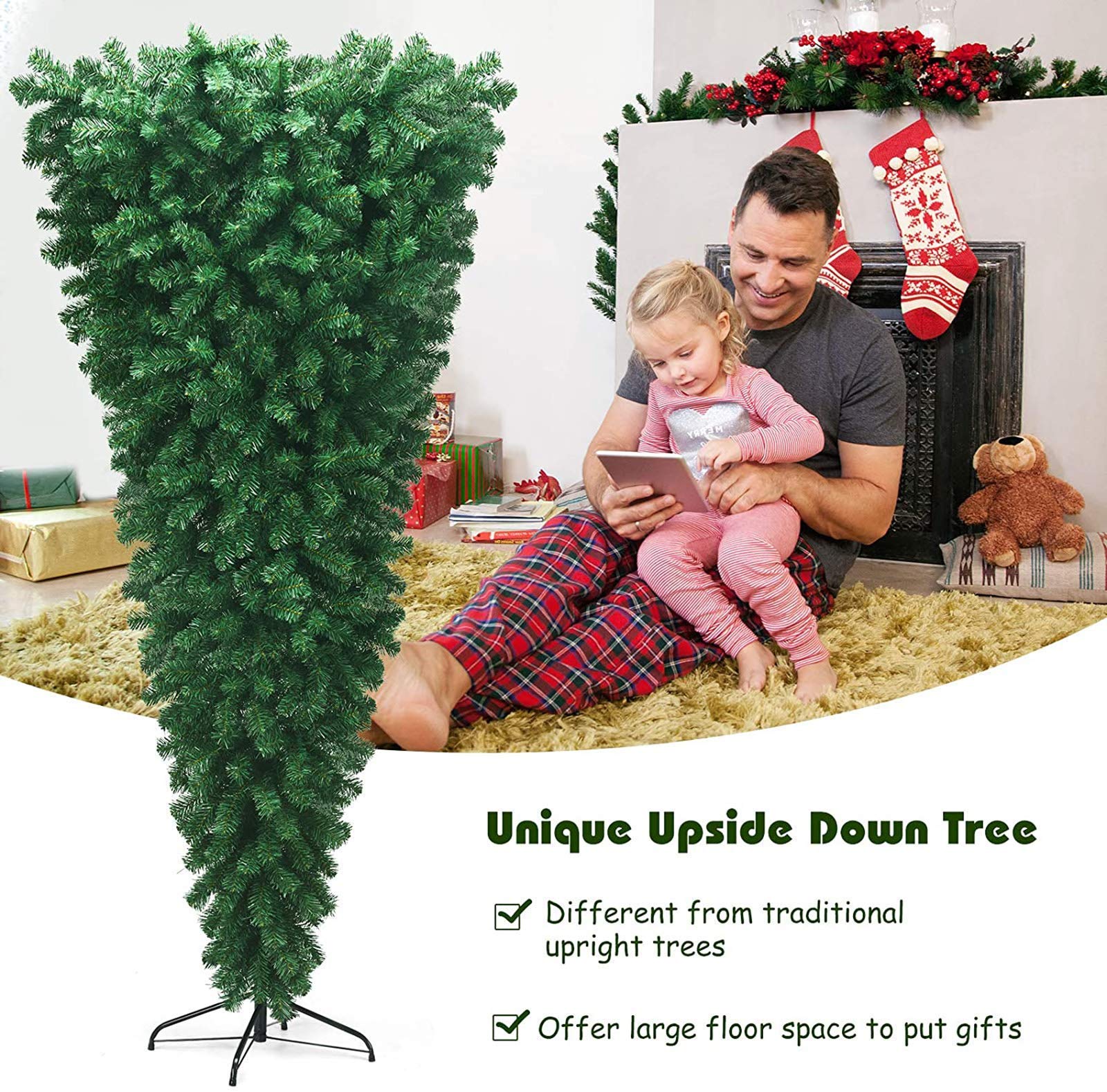Add some color kerstboom met lampjes, dezelfde dag bezorgd