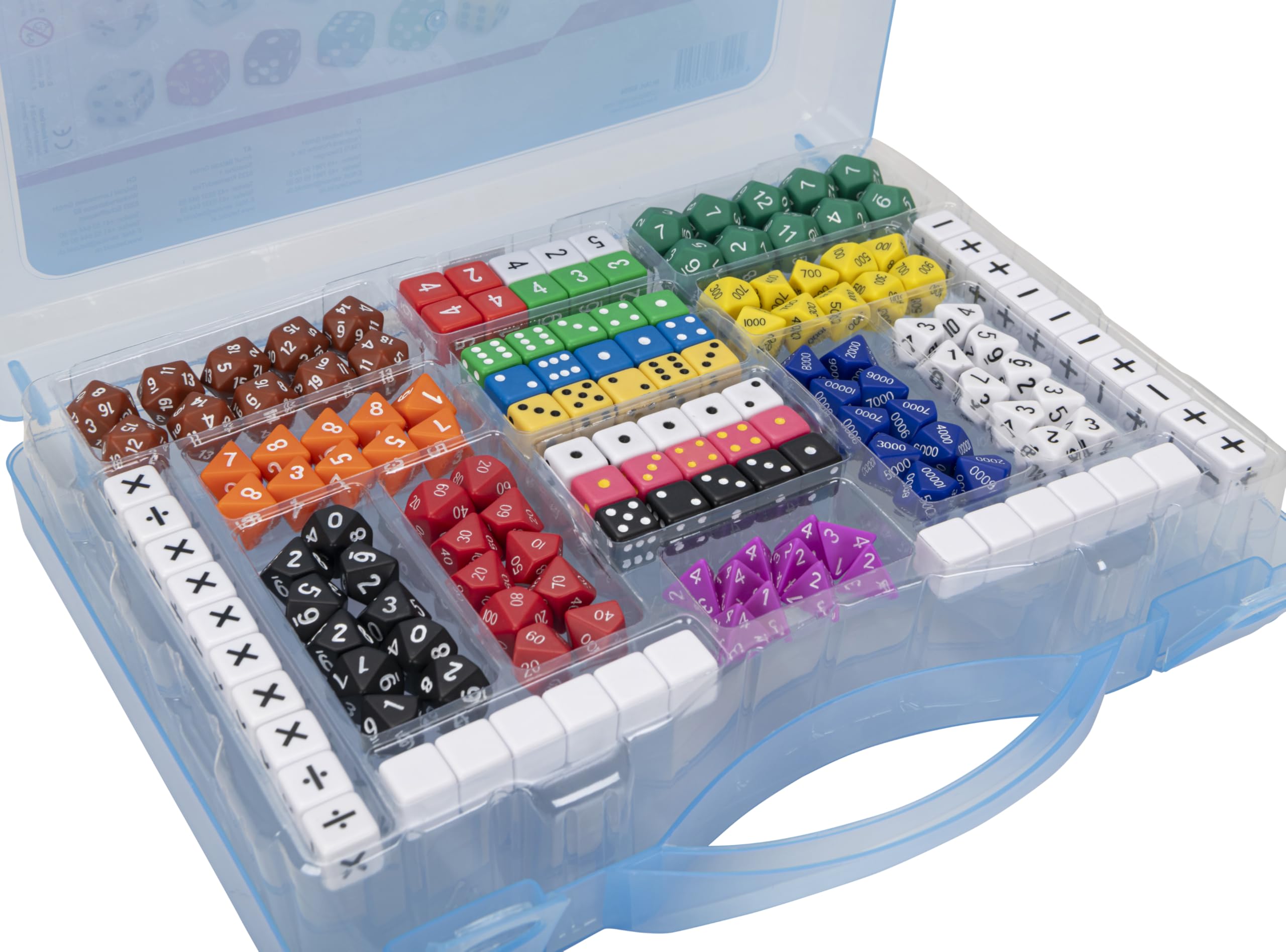 Edu Science Polyhedra Dice Set 75145