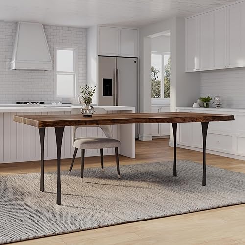 Flowyline Snello Handcrafted Black Metal Table Legs and Bases - Thumbnail 3