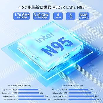 ❤️1品限り❤️ミニPC N95 最大16GB DDR4 512GB M.2 SSD Amazon.co.jp: mini pc n95 ミニpc Windows11 Pro 16GB DDR4