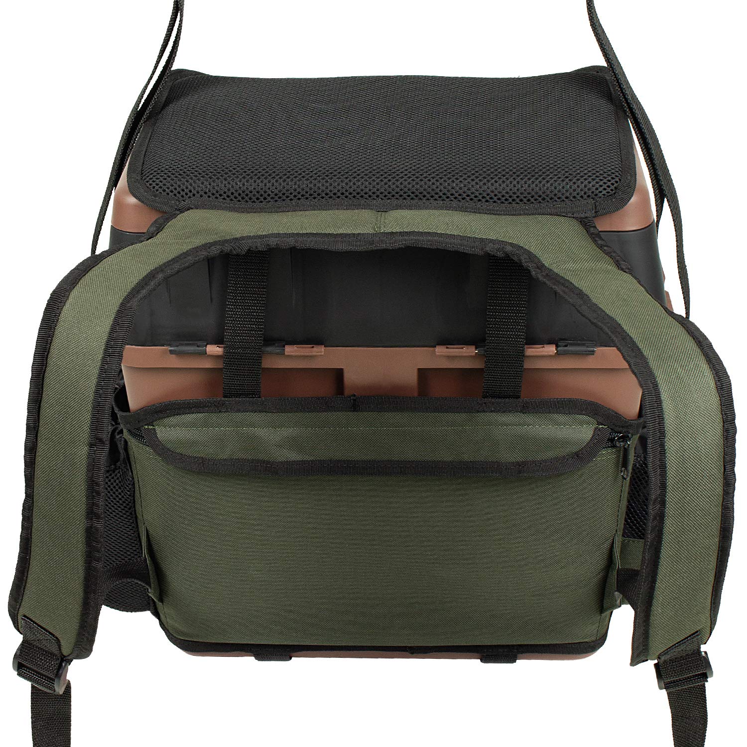 Kiepe - Zaino con 4 scatole per attrezzi con imbottitura, funzione zaino e spazio per accessori da pesca