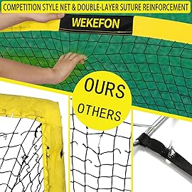 Soccer Goal with Carry Bag, 9MM Strengthen Pole & Nets Arched Design, Backyard Kids Soccer Goals Set 2Packs 3.6\'x2.7\' Portable Pop Up Soccer Nets for Toddler, Adults, Youth Games, Sports, Play, Gifts
