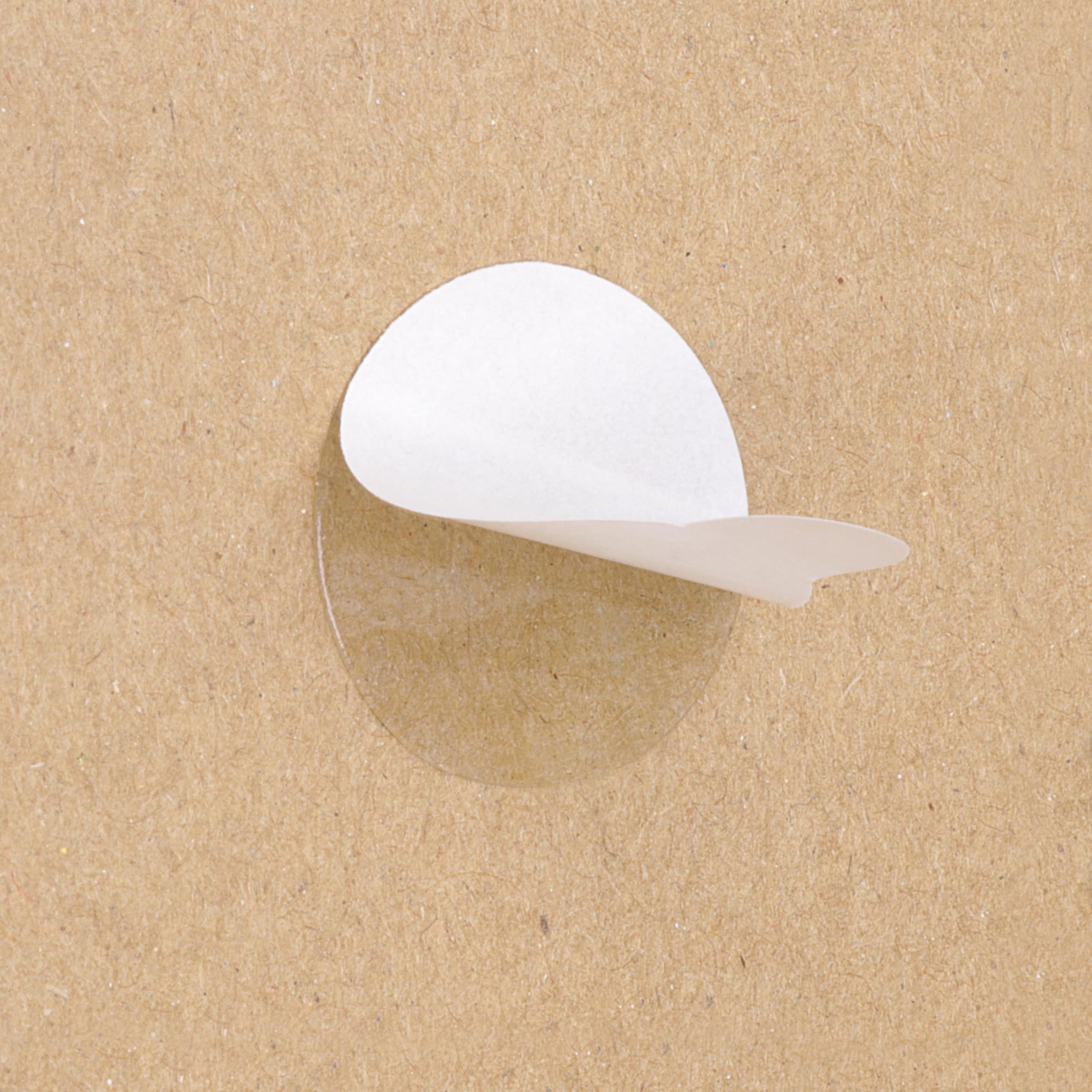 KLEBESHOP24 puntos adhesivos doble cara transparentes, 5000 piezas, Ø30 mm | Fuerte adhesión y película resistente al desgarro
