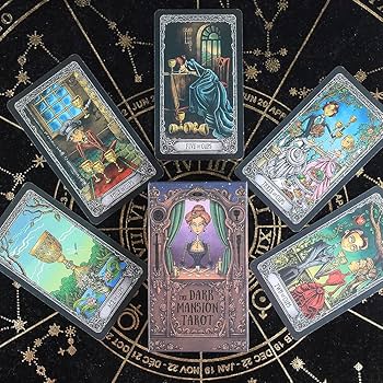 トランプ THE DARK MANSION TAROT Dark Mansion Tarot Oracle Family Game : Amazon.ca: Toys & Games
