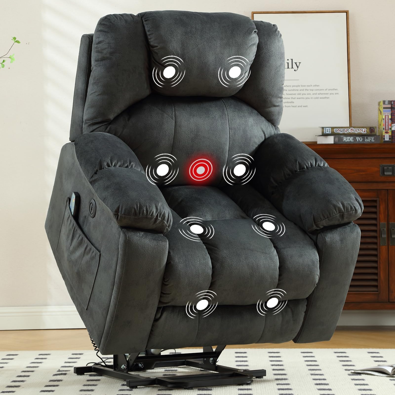 CANMOV Large Power Lift Recliner