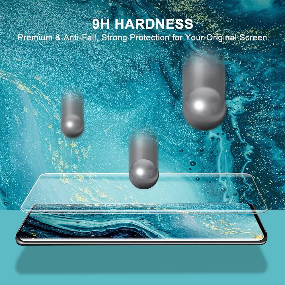 J&D Compatible for LG Q6 Glass Screen Protector (2-Pack), Not Full Coverage, Tempered Glass HD Clear Ballistic Glass Screen Protector for LG Q6 Glass Film