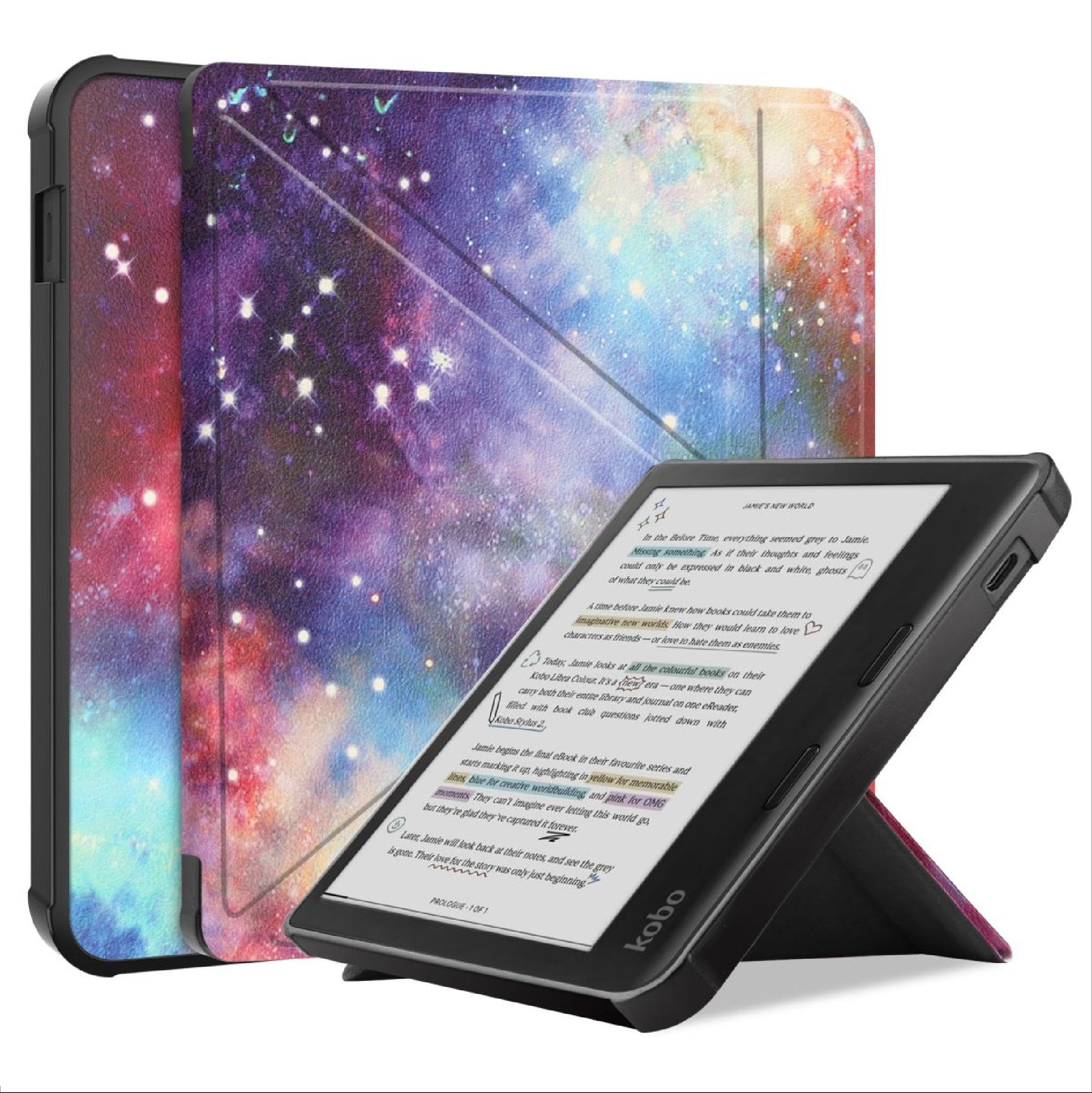 Giopuey Case Compatible With Kobo Libra Colour Soft Silicone Back