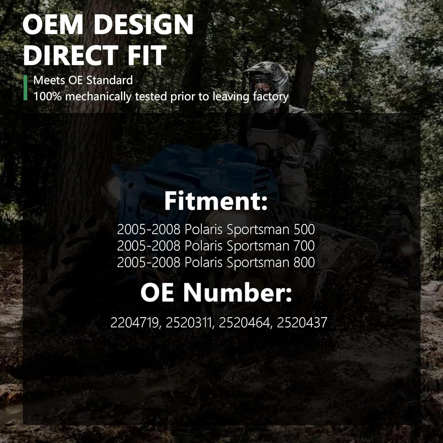 Fuel Pump for Polaris Sportsman 500 / X2 500/700 / 800 ATV's 2004-2007 Replaces 2204719 2520311 2520464 2520437