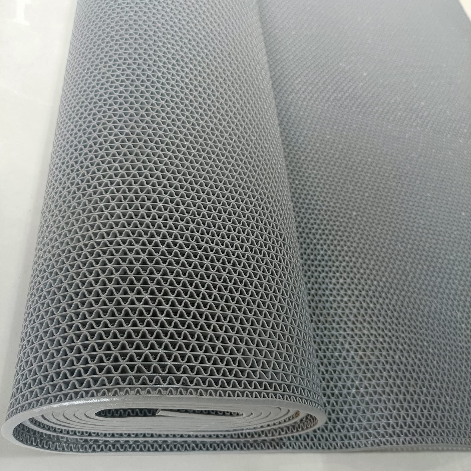 WLWLEO Drainage Non Slip Mats Commercial Wet Area Anti Fatigue Mat Mesh PVC Anti Slip Floor Mats for Garage Swimming Pool Shower Bath Sauna SPA Restaurant,0.9×1M/3×3.3FT