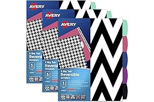 Avery Reversible Fashion Big Tab Dividers