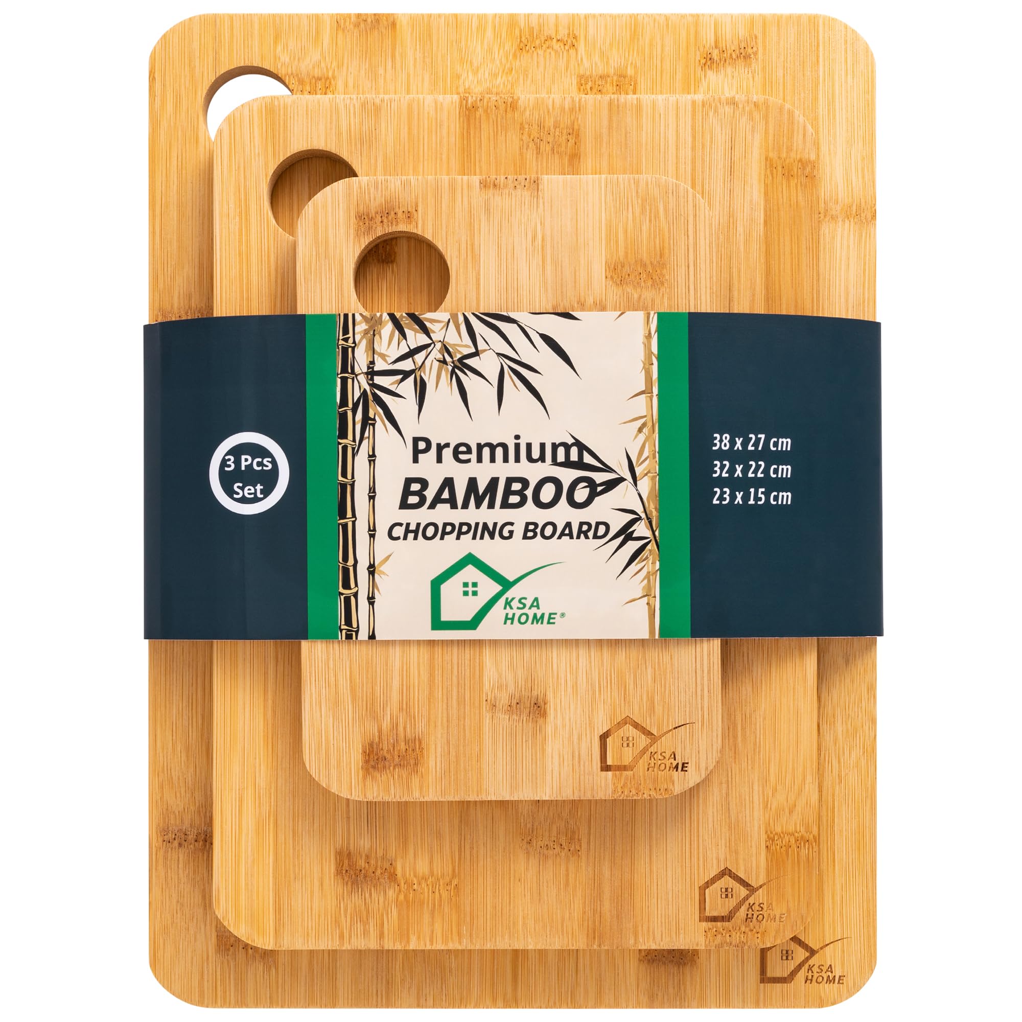 Planches à découper en bambou extra épaisses de 1,2 cm pour préserver vos couteaux