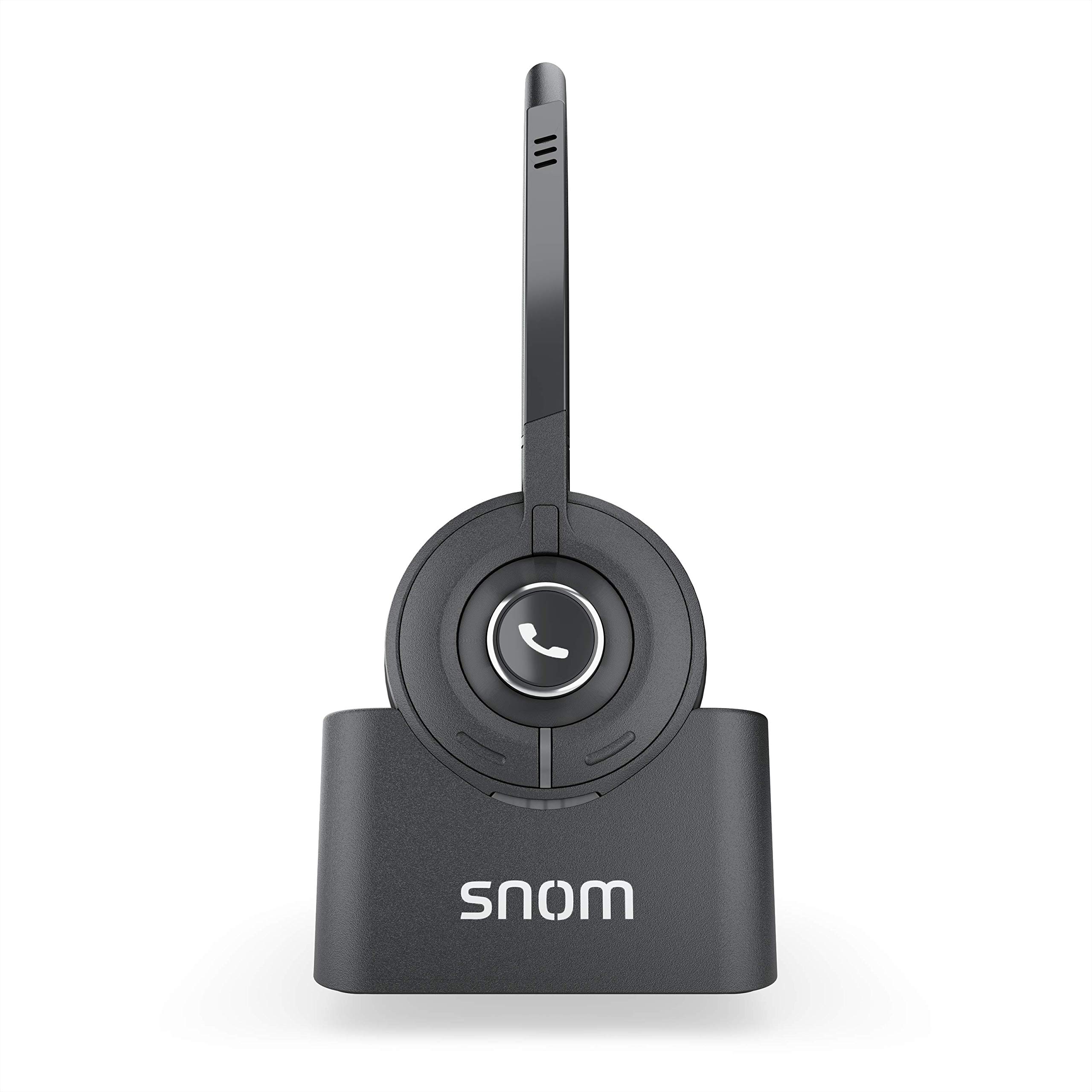 Jabra Pro 920 Mono gebruikersvriendelijke DECT-Office-headset voor vaste telefoons, hoog bereik, ruisonderdrukking, oplaadschaal inclusief, zwart