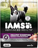 Vista 10 de IAMS Advanced Health Healthy Digestion Alimento seco para perros adultos con pollo real, bolsa de 13.5 libras
